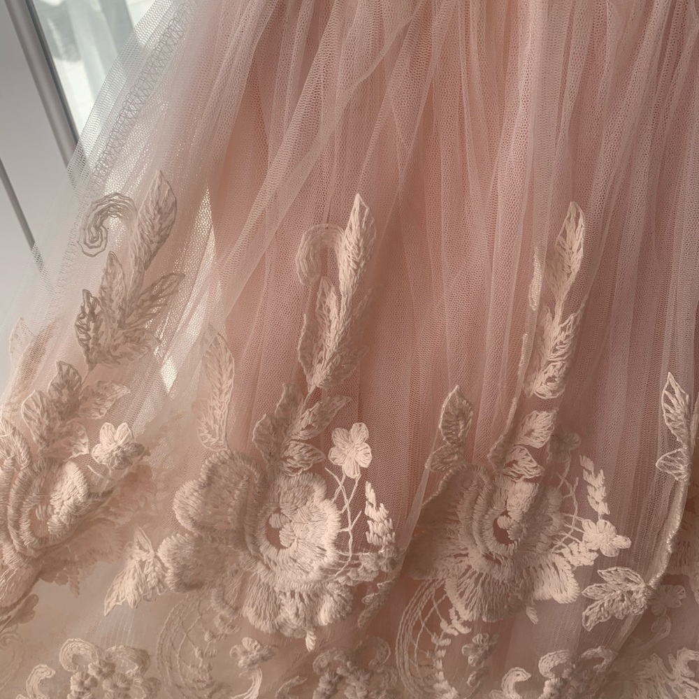 American Rag Blush Lace Dress - Picture 5 of 7